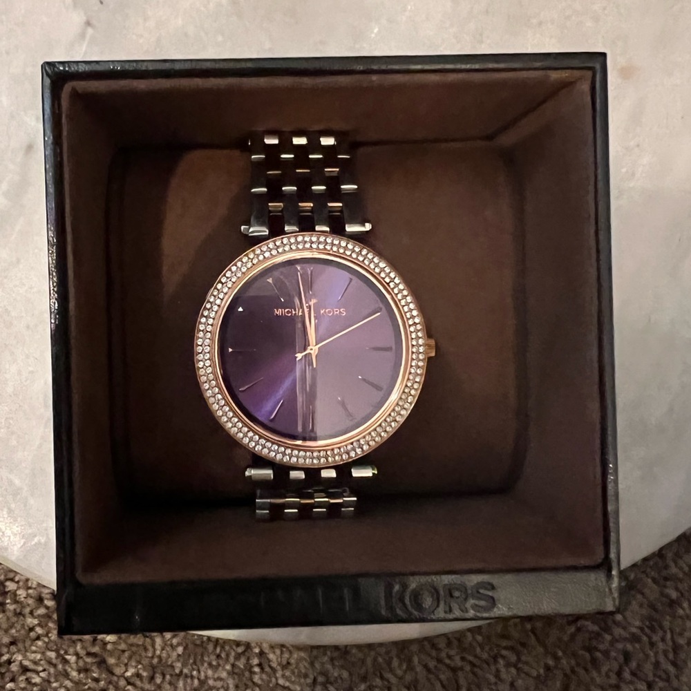 Michael Kors Watch (beautiful purple face)